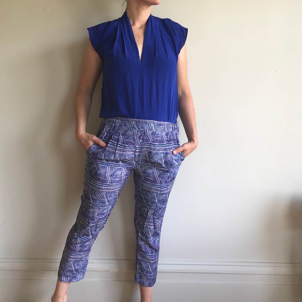 Silk ankle pant by The Podolls